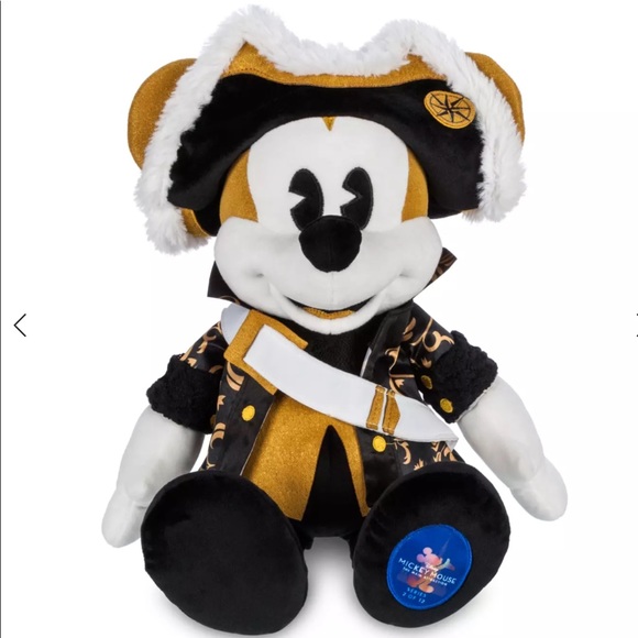 ✨ Disney Mickey Mouse Pirates of Caribbean ✨ Limited Plush 50th Anniversary ✨ - Picture 4 of 5